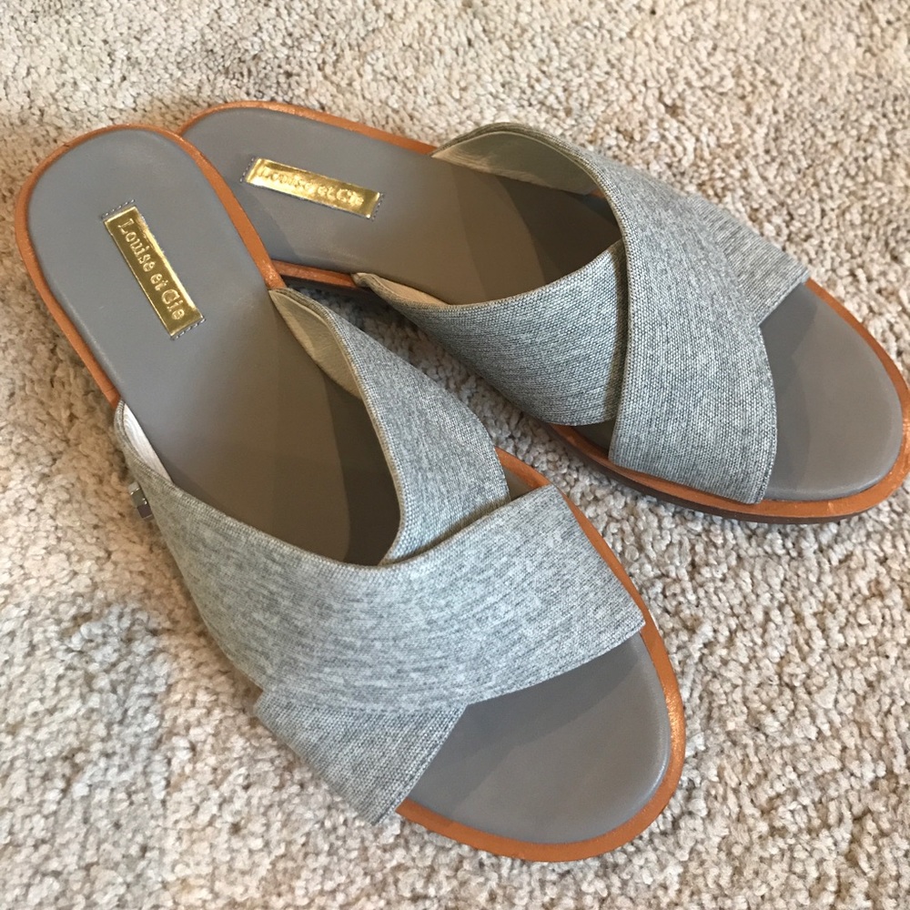 Gray Louis et Cie slides. Size 8